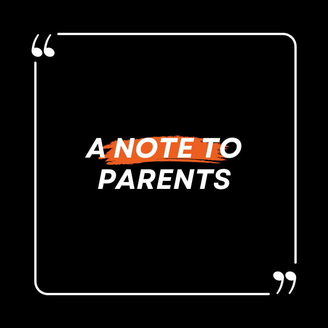A Note To Parents